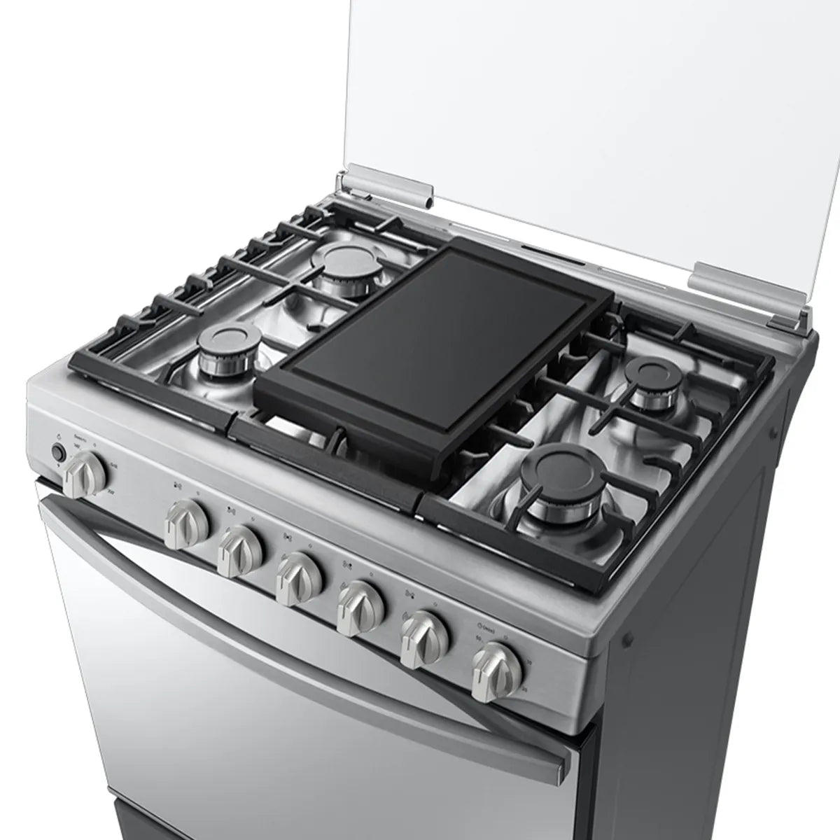 SAMSUNG | Cocina 5 Quemadores Nx52A7422Cs Zs 115L Acero Inox