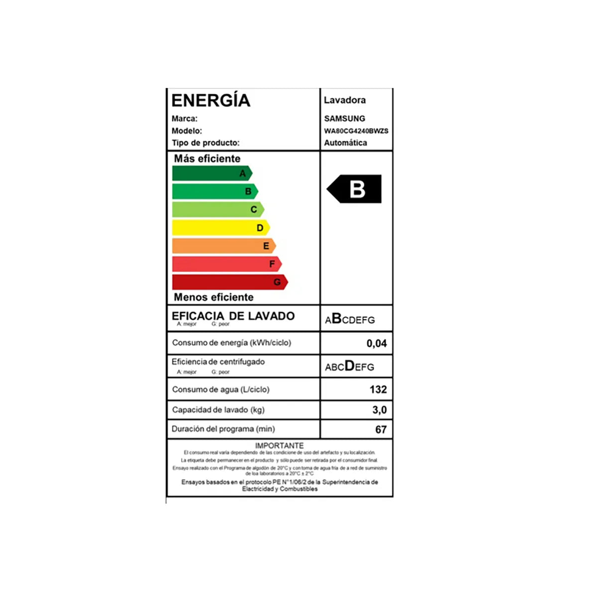SAMSUNG | Lavadora de carga superior 8Kg con tecnología Digital Inverter