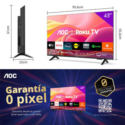 AOC | Smart TV 43 AOC Led FHD 43S5155