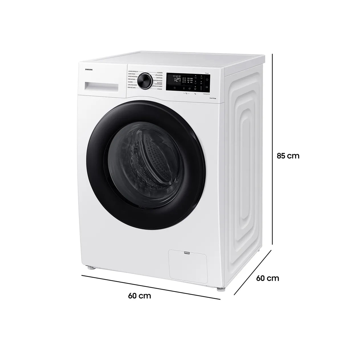 SAMSUNG | Lavadora de Carga Frontal 12 Kg con Modo AI Energy Blanca
