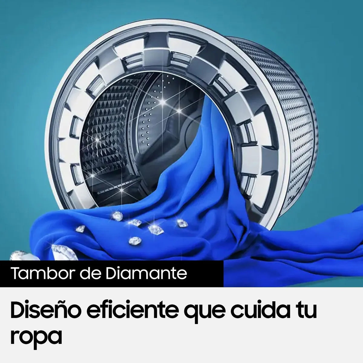 SAMSUNG | Lavadora Carga Superior 21Kg Bespoke AI WA80F21S8BZS Samsung