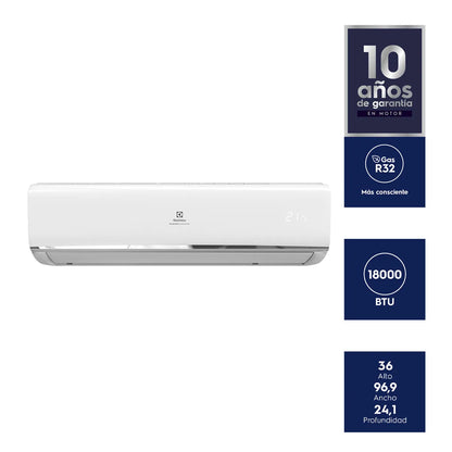 ELECTROLUX | Aire Acondicionado Split Inverter 18000 Btu Electrolux
