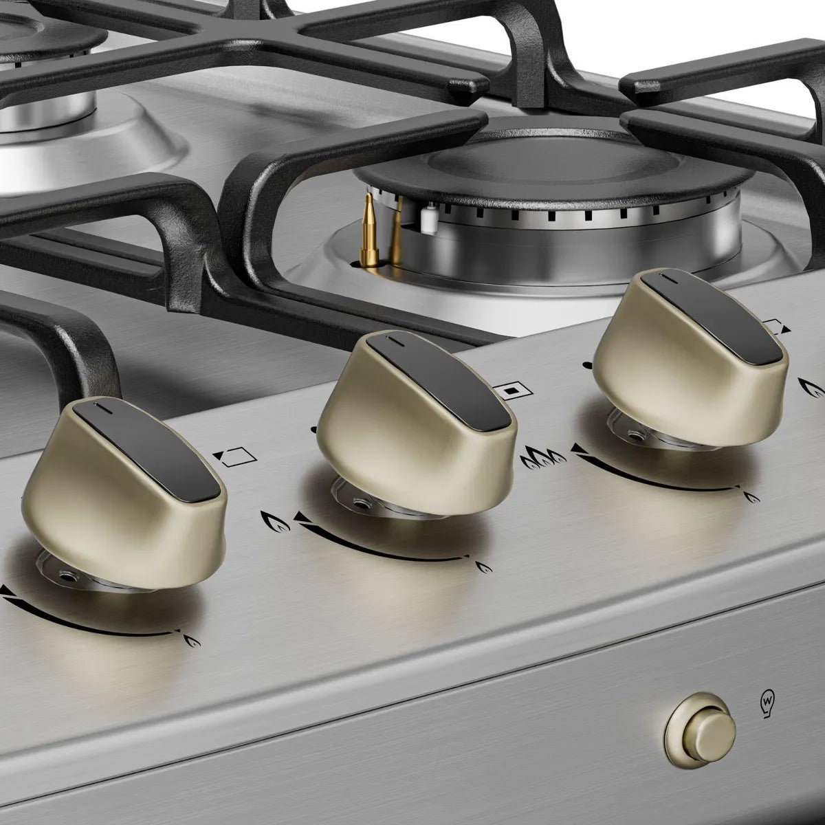 MIDEA | Cocina 5 Quemadores Horno de 97Lt Con Grill Gas Licuado Mcg-5Qpi30Ns