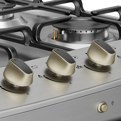 MIDEA | Cocina 5 Quemadores Horno de 97Lt Con Grill Gas Licuado Mcg-5Qpi30Ns
