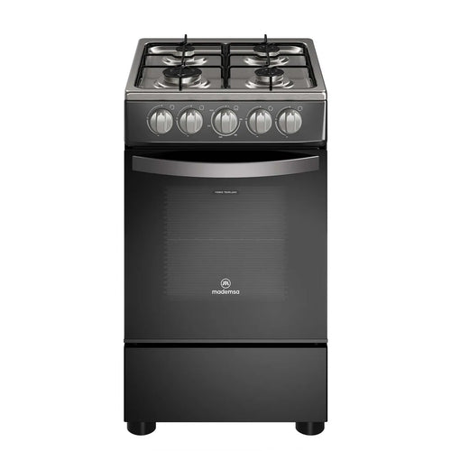 MADEMSA | Cocina a Gas 4 Platos LimpiaFácil y Parrillas Alambrón FM4IP