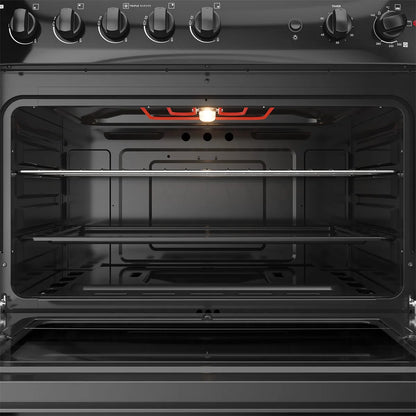 FENSA | Cocina a Gas 5 Platos Negro F 6500 T