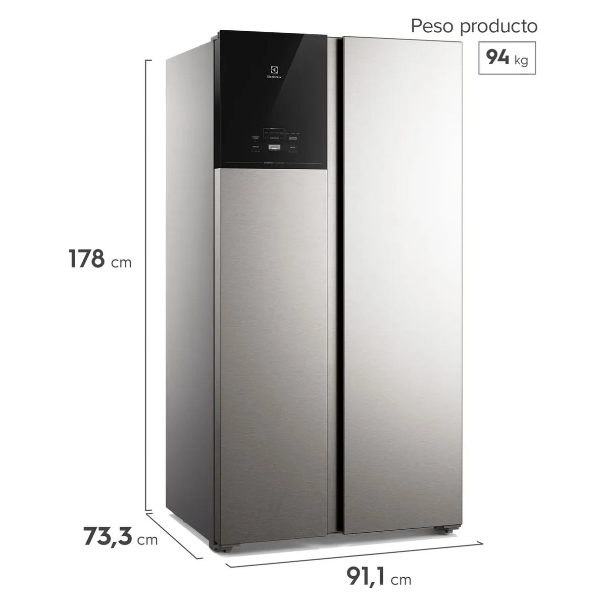 ELECTROLUX | Refrigerador Side by Side 624LT ES60S