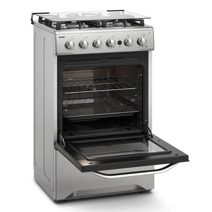 FENSA | Cocina a Gas 4 Platos Fensa VaporBake y Timer F 2606 T