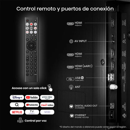 HISENSE | SMART TV 85 4K UHD 85A6NV