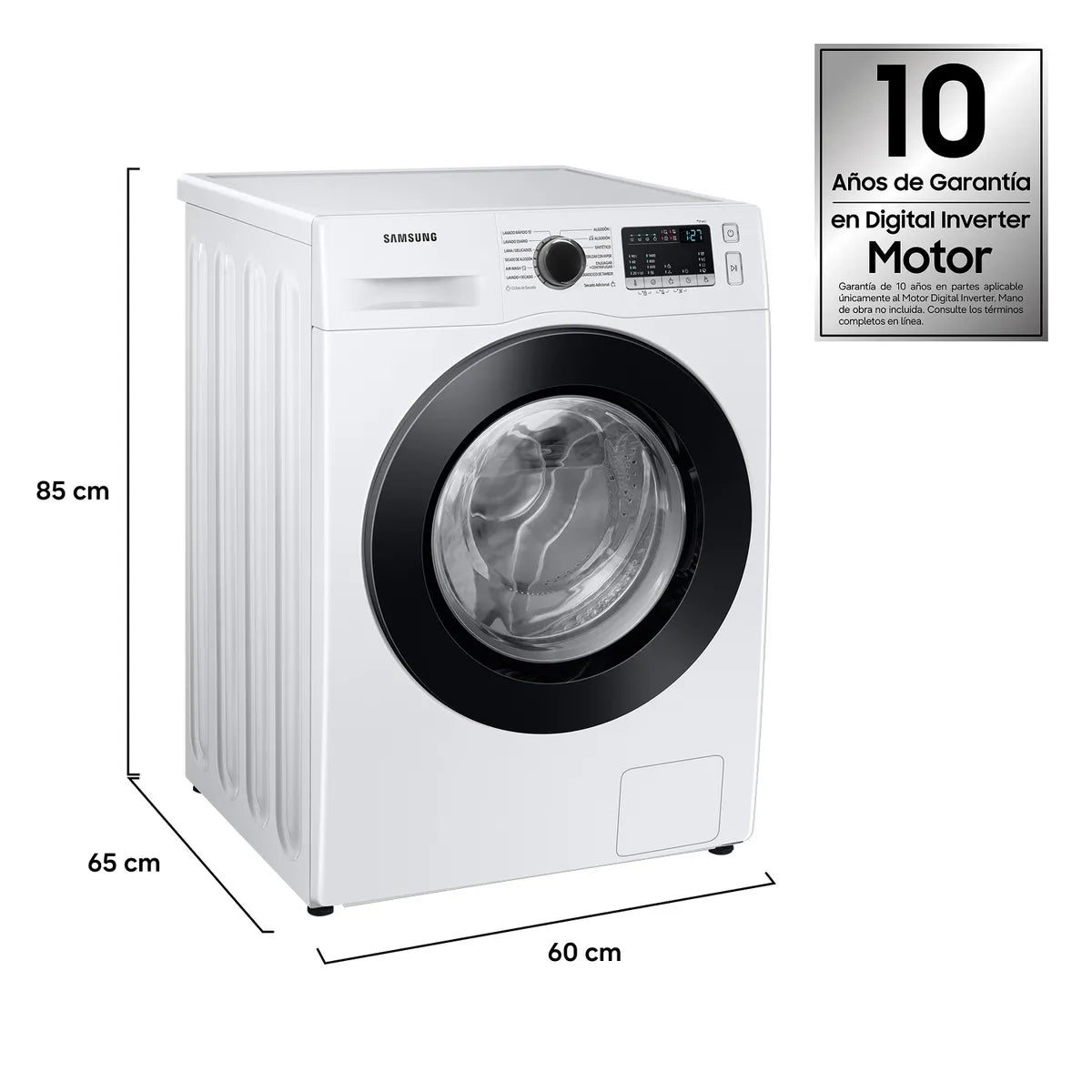 SAMSUNG | Lavadora-Secadora 9.5Kg / 6Kg con Eco Bubble WD95T4046CE/ZS Samsung