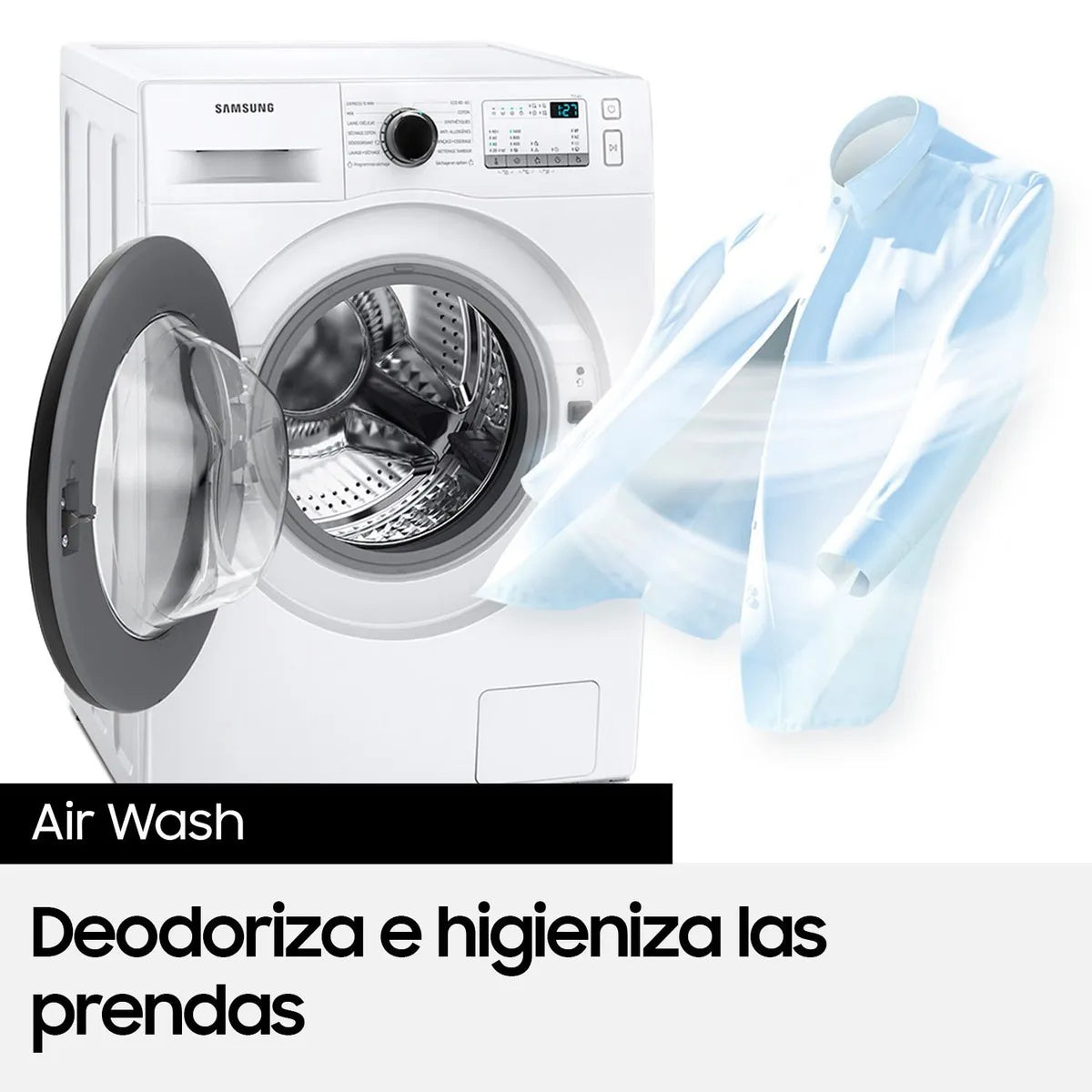 SAMSUNG | Lavadora-Secadora 9.5Kg / 6Kg con Eco Bubble WD95T4046CE/ZS Samsung