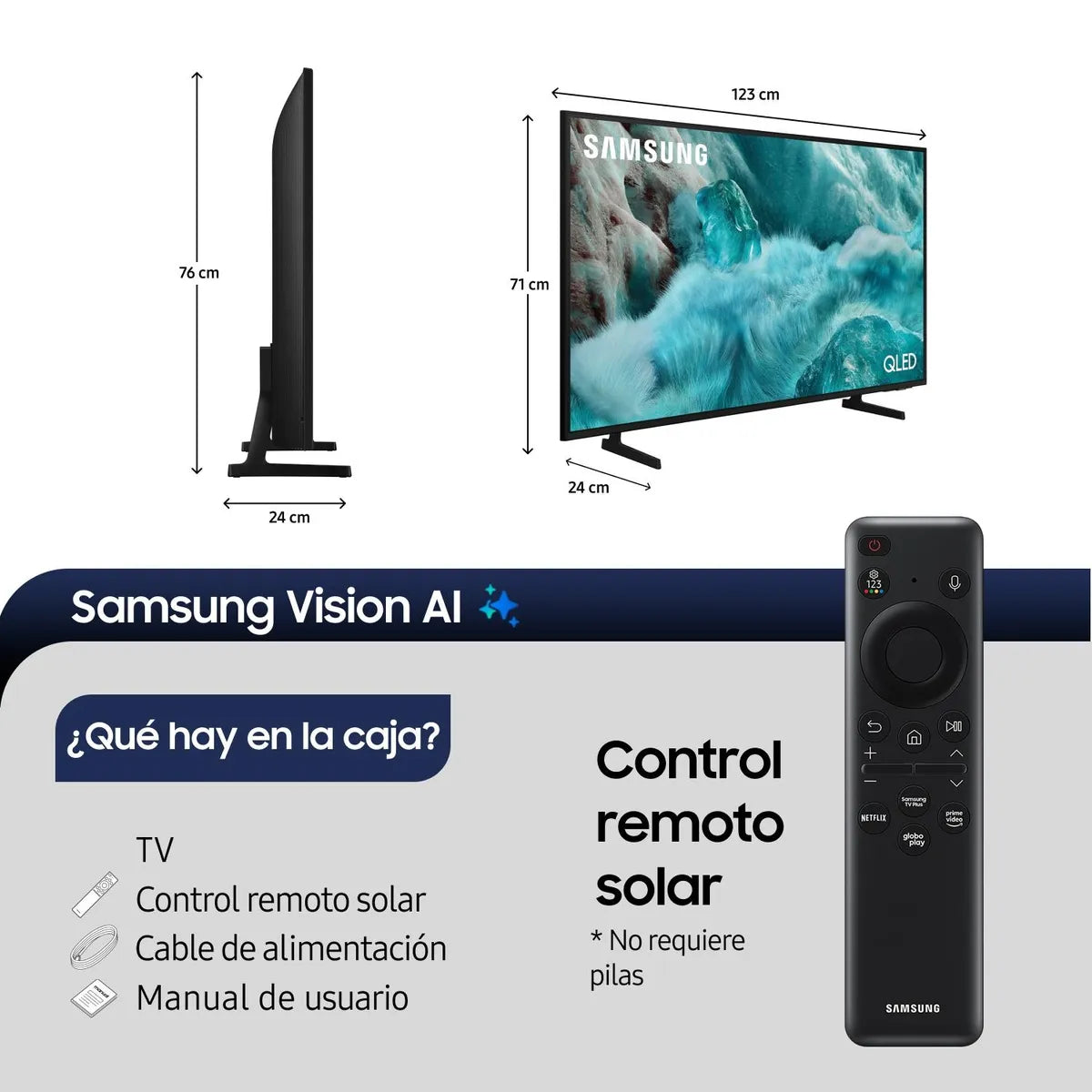 SAMSUNG | 55" QLED Q7FA 4K Vision AI Smart TV (2025)