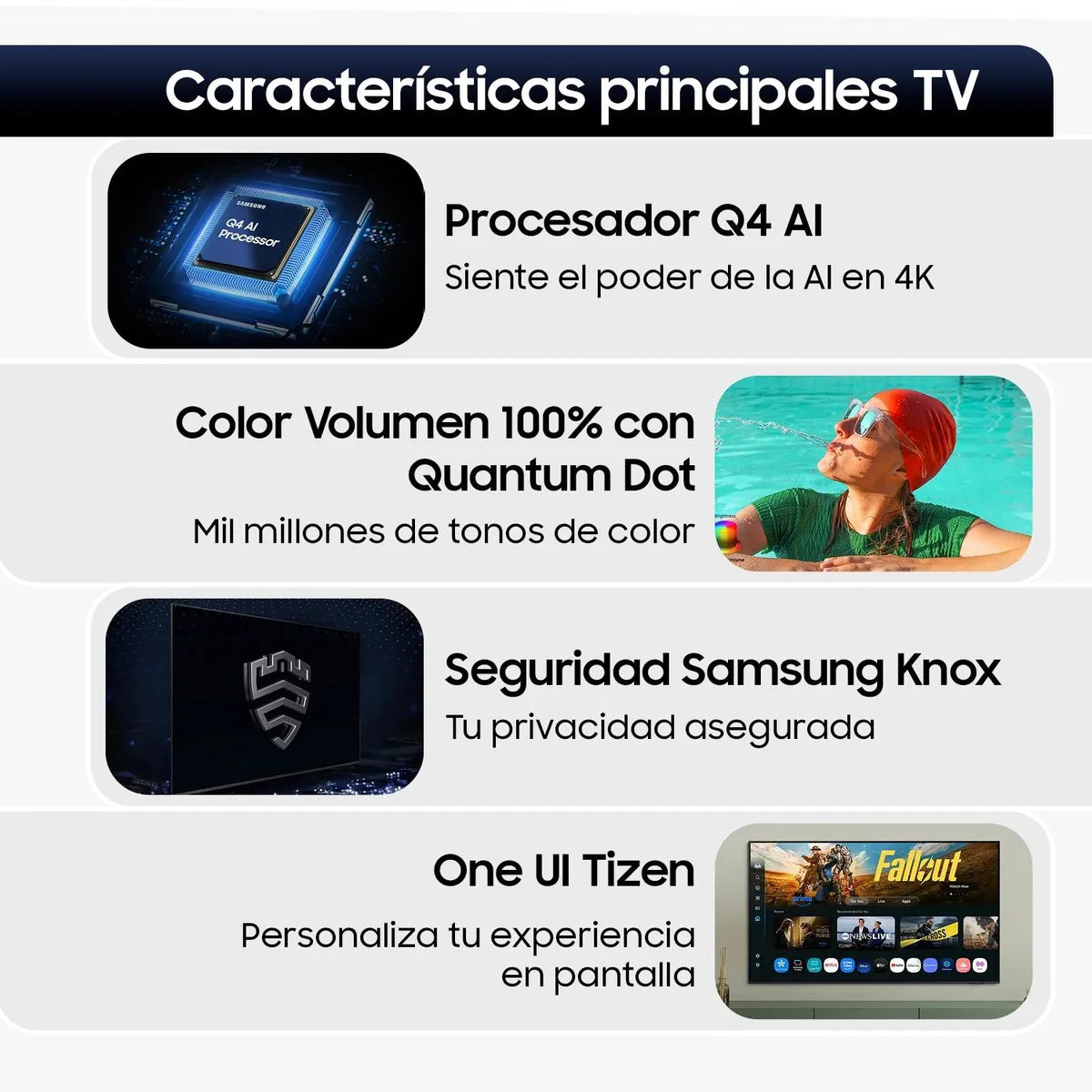SAMSUNG | 55" QLED Q7FA 4K Vision AI Smart TV (2025)