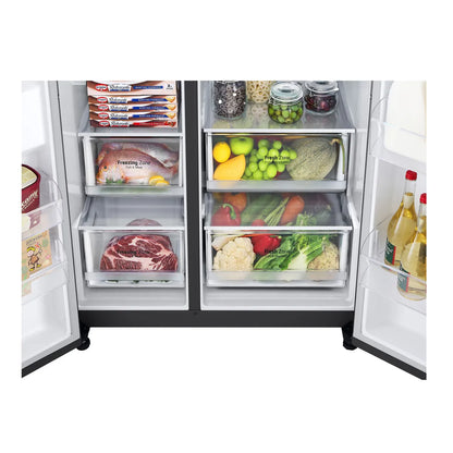 LG | Refrigerador Side By Side 635 litros con InstaView GS66SXTCG