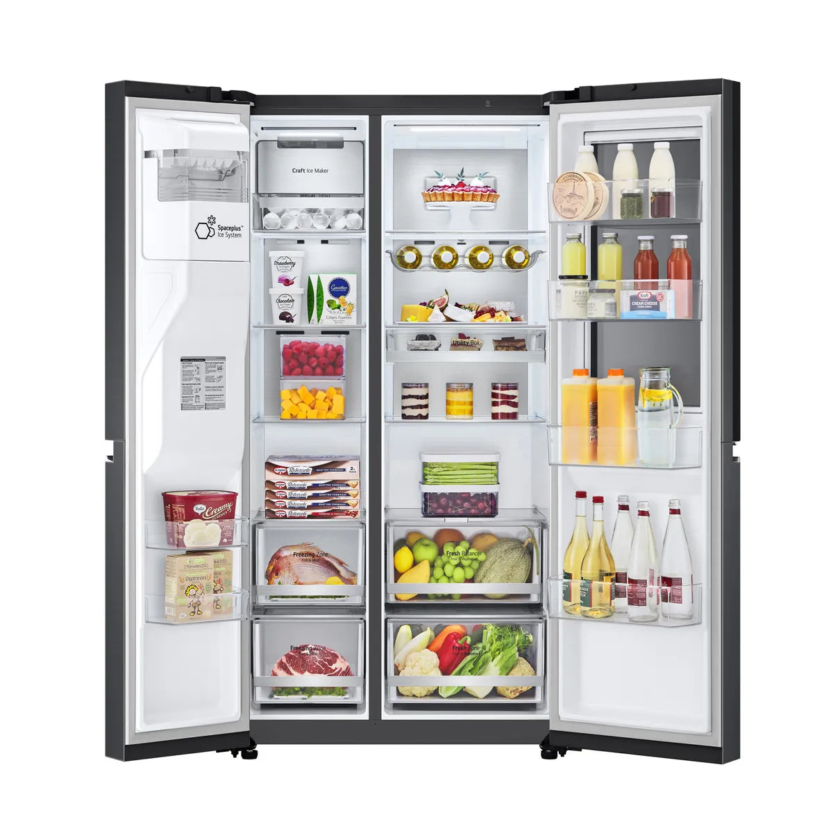 LG | Refrigerador Side By Side 635 litros con InstaView GS66SXTCG