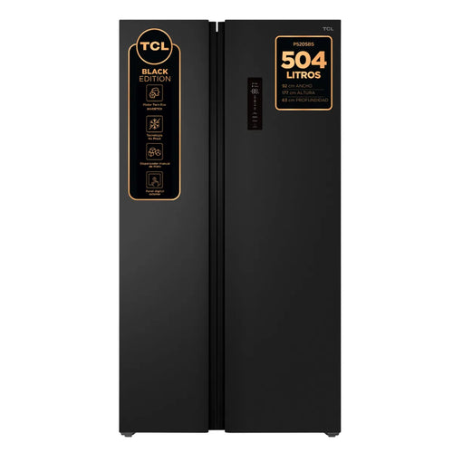 TCL | Refrigerador Side by Side No Frost 504 Litros con Dispensador Manual de Hielo