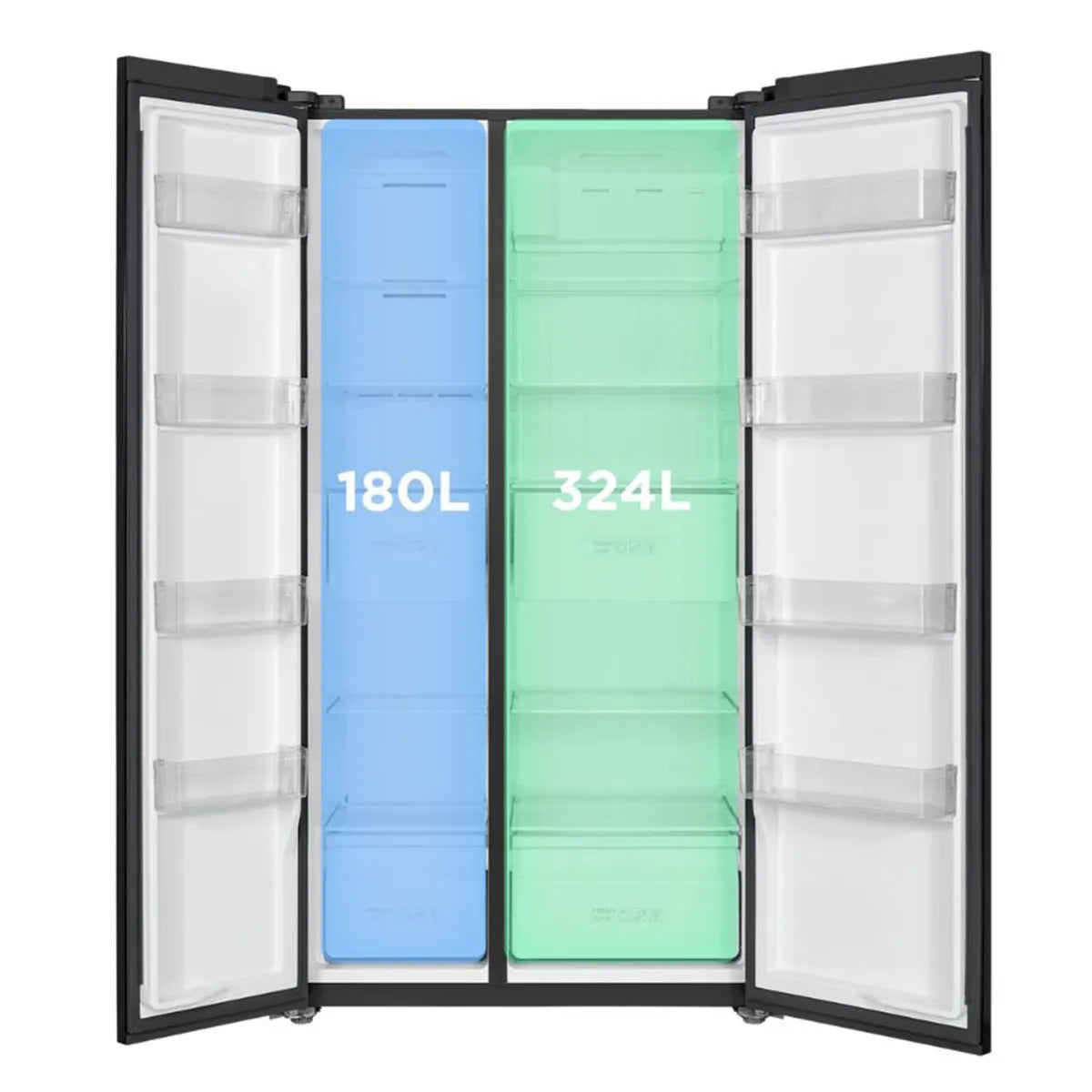 TCL | Refrigerador Side by Side No Frost 504 Litros con Dispensador Manual de Hielo