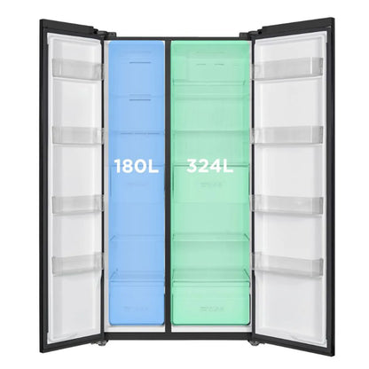 TCL | Refrigerador Side by Side No Frost 504 Litros con Dispensador Manual de Hielo