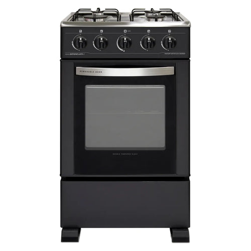 SINDELEN | Cocina a Gas Acero Inoxidable Horno de 54Lt Ch-5050Ng 4 Quemadores
