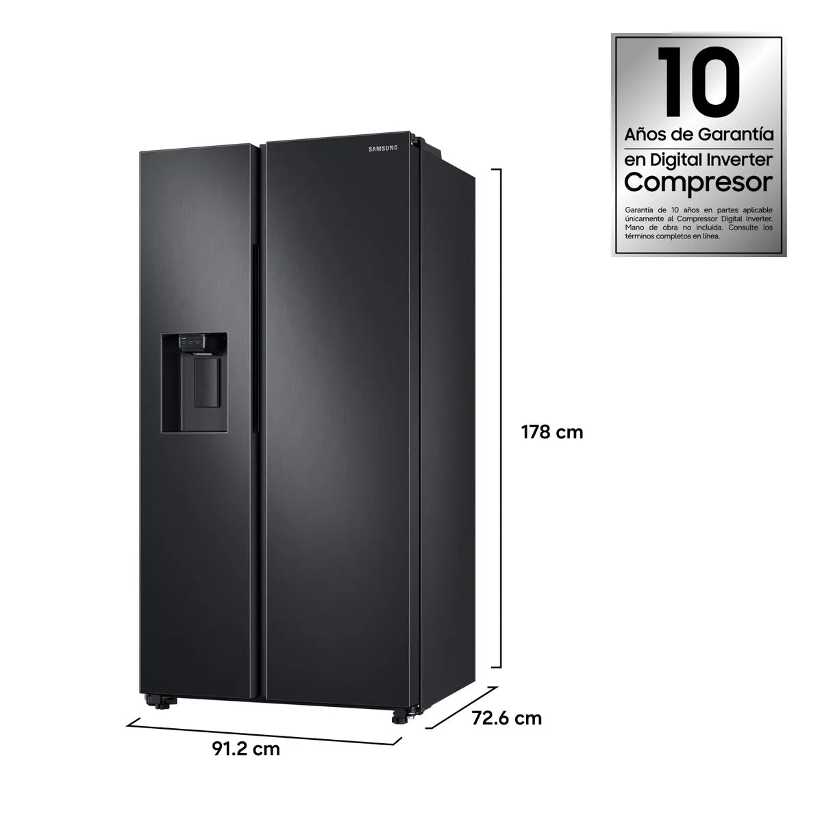 SAMSUNG | Refrigerador Side by Side de 602 L con Space Max Samsung