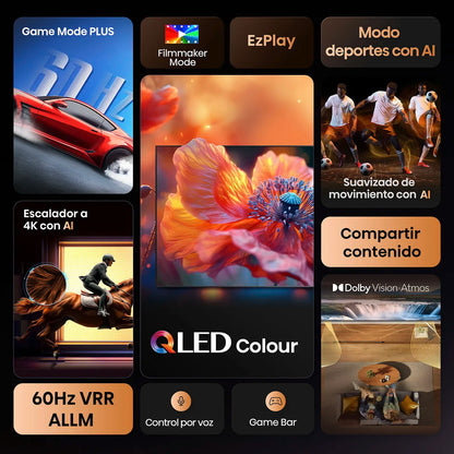 HISENSE | Smart Tv 85" QLED 4K UHD 85Q6QV Hisense