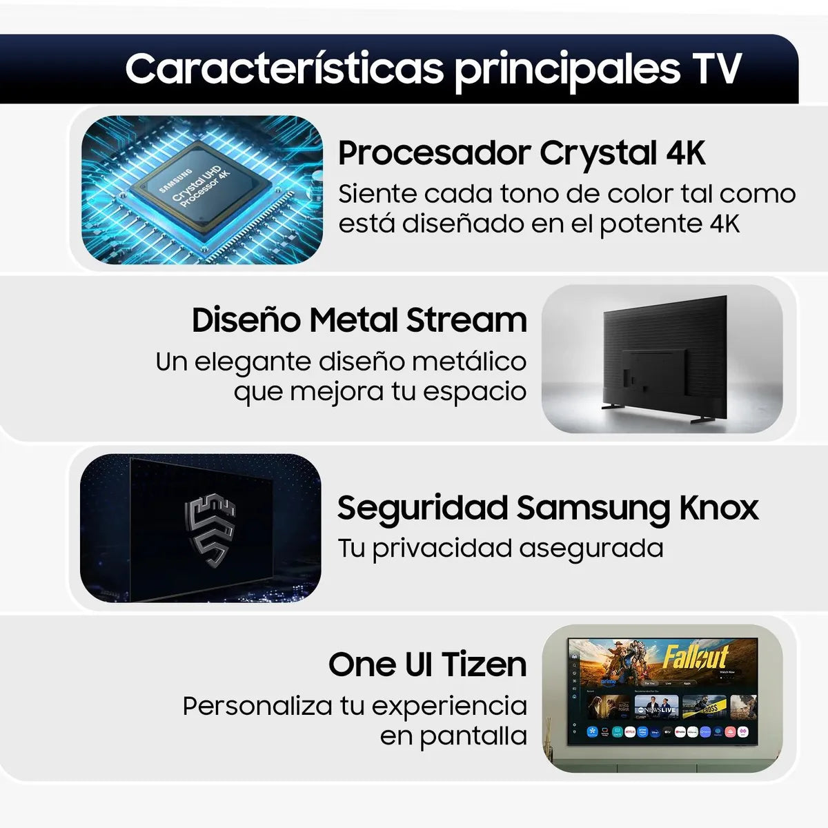 SAMSUNG | 55" Crystal UHD U8000F 4K Smart TV (2025)
