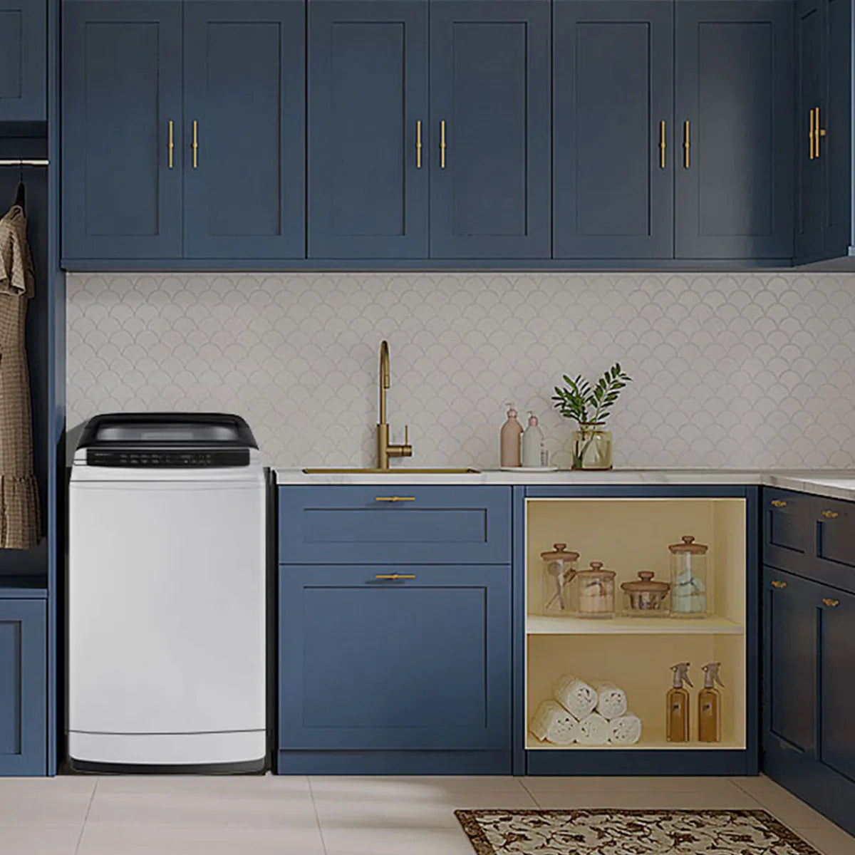 SAMSUNG | Lavadora de carga superior 8Kg con tecnología Digital Inverter